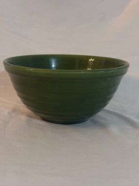 Vintage Bauer Ringware Ring Ware Mixing Bowl #12 Jade Green 9 1/2" Diam. #4079